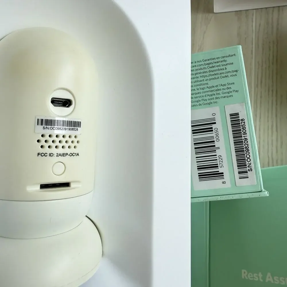 Owlet Smart Camera Set of 2 WiFi Baby Monitor HD Night Vision 0–3 Yrs
